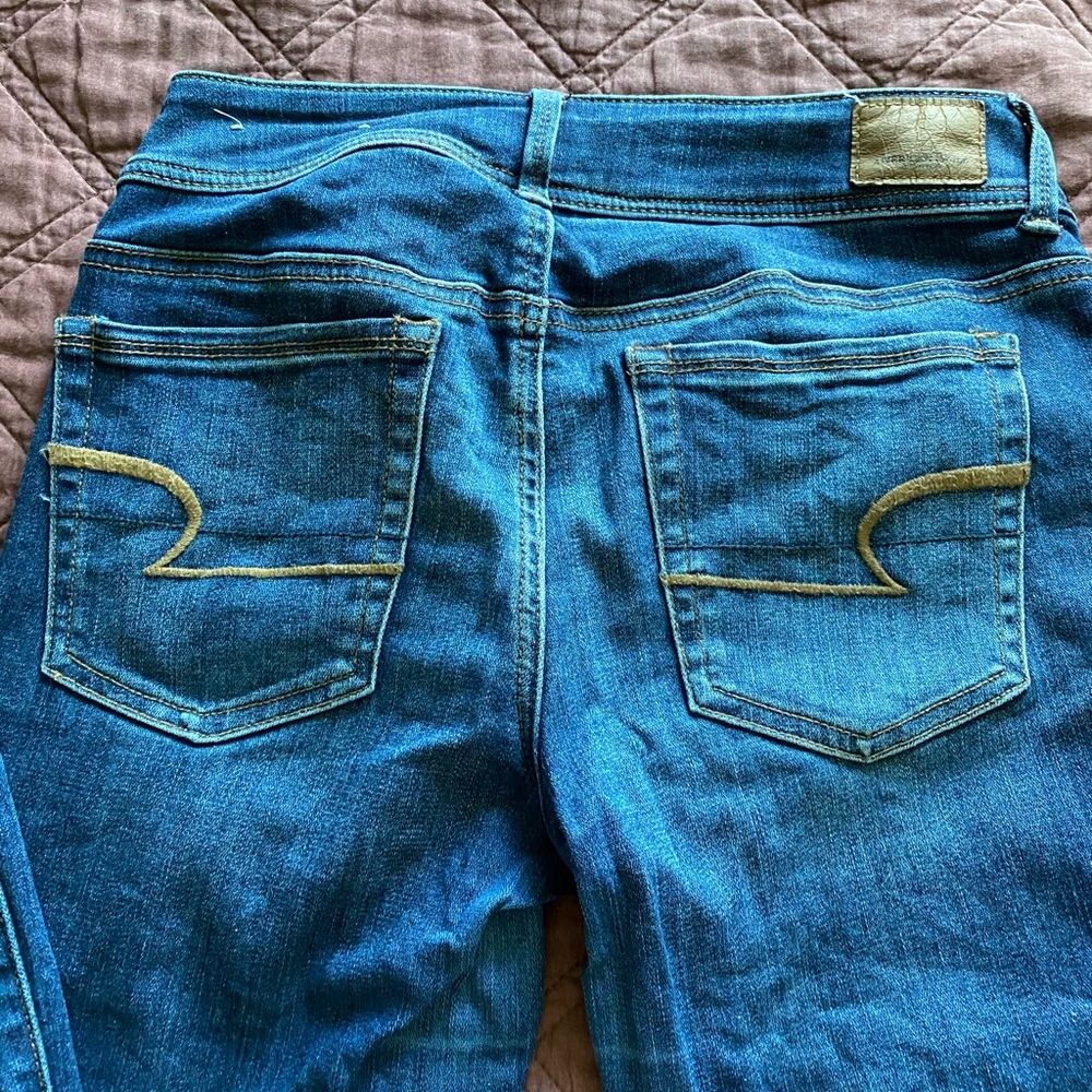 AE Low Rise Super Stretch Bootcut Jeans